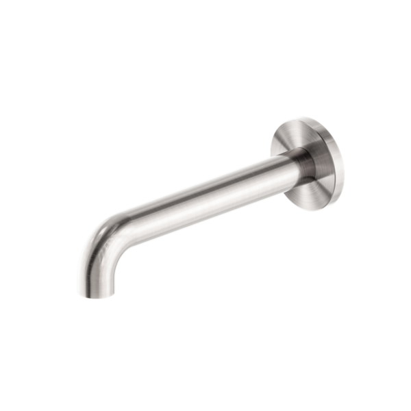 MECCA BASIN/BATH SPOUT ONLY 185MM BRUSHED NICKEL