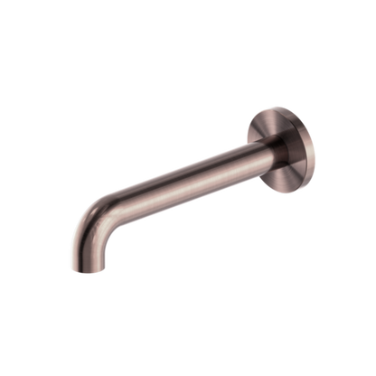 MECCA BASIN/BATH SPOUT ONLY 185MM BRUSHED BRONZE