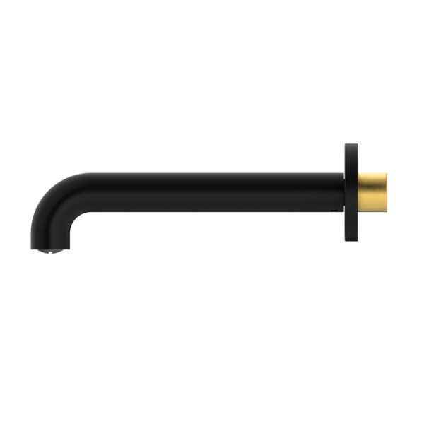 MECCA BASIN/BATH SPOUT ONLY 160MM MATTE BLACK