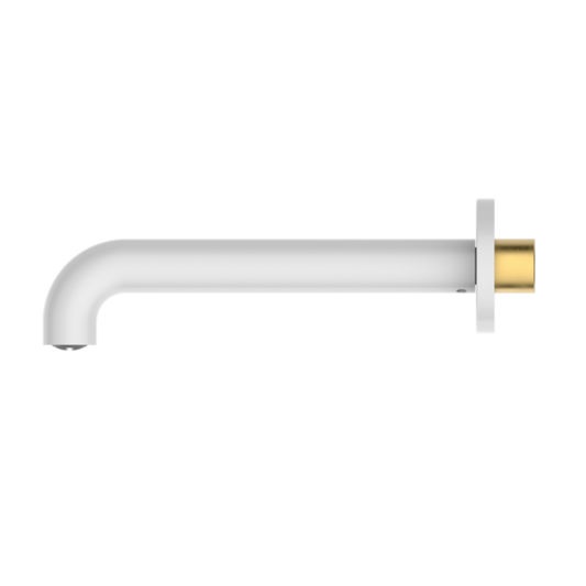 MECCA BASIN/BATH SPOUT ONLY 185MM MATTE WHITE