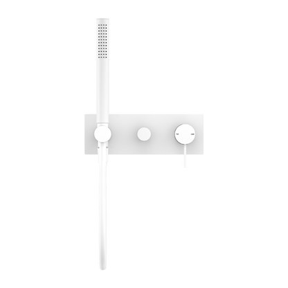 MECCA SHOWER MIXER DIVERTOR SYSTEM MATTE WHITE