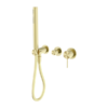 MECCA SHOWER MIXER DIVERTOR SYSTEM SEPARATE BACK PLATE BRUSHED GOLD