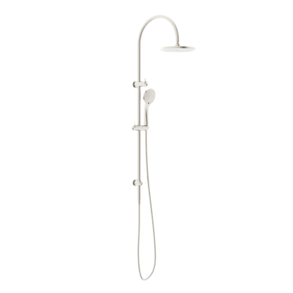 MECCA TWIN SHOWER WITH AIR SHOWER BRUSHED NICKEL
