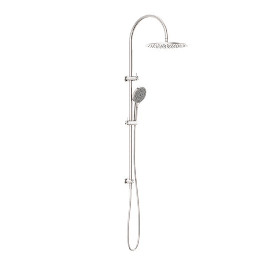 MECCA TWIN SHOWER WITH AIR SHOWER II BRUSHED NICKEL
