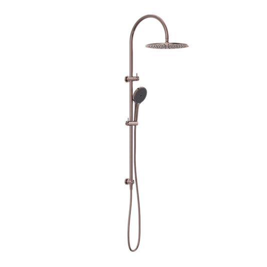 MECCA TWIN SHOWER WITH AIR SHOWER II BRUSHED BRONZE