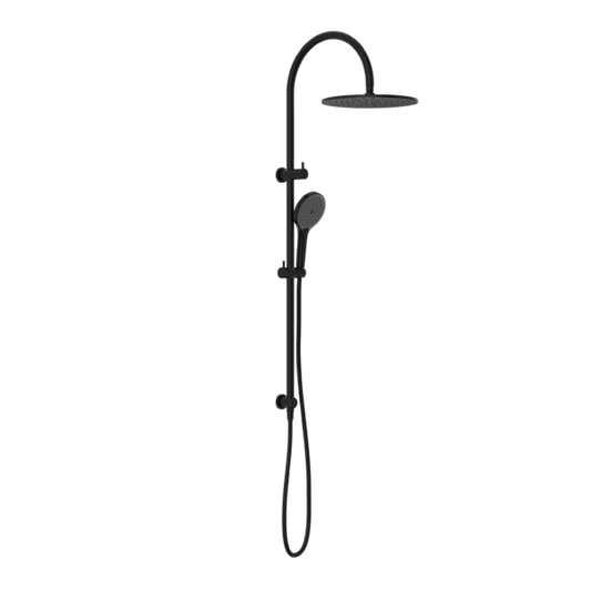 MECCA TWIN SHOWER WITH AIR SHOWER II MATTE BLACK