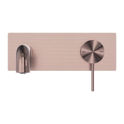 MECCA WALL BASIN/BATH MIXER 185MM BRUSHED BRONZE