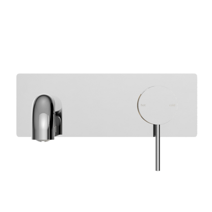 MECCA WALL BASIN/BATH MIXER 160MM CHROME