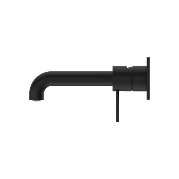 MECCA WALL BASIN/BATH MIXER 120MM MATTE BLACK