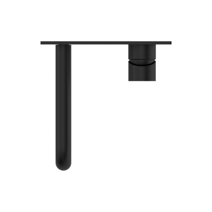 MECCA WALL BASIN/BATH MIXER 120MM MATTE BLACK