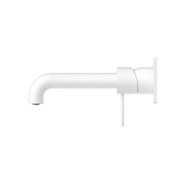 MECCA WALL BASIN/BATH MIXER 160MM MATTE WHITE