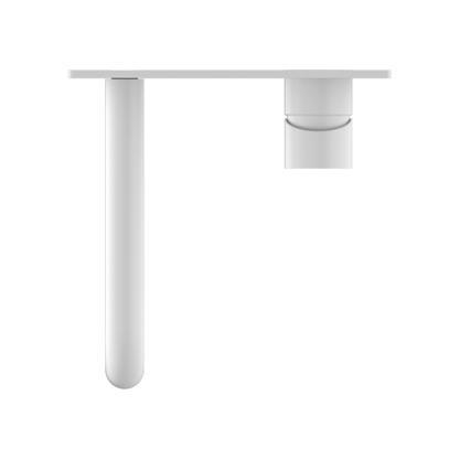 MECCA WALL BASIN/BATH MIXER 230MM MATTE WHITE