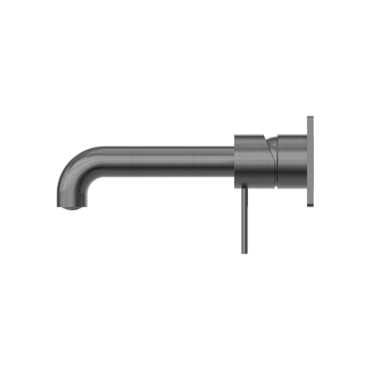 MECCA WALL BASIN/BATH MIXER 185MM GUN METAL
