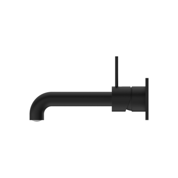 MECCA WALL BASIN/BATH MIXER HANDLE UP 260MM MATTE BLACK