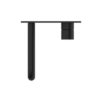 MECCA WALL BASIN/BATH MIXER HANDLE UP 260MM MATTE BLACK