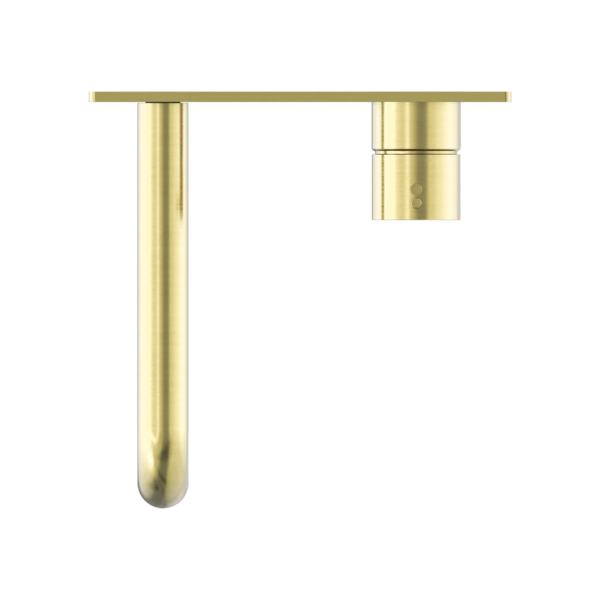 MECCA WALL BASIN/BATH MIXER HANDLE UP 260MM BRUSHED GOLD
