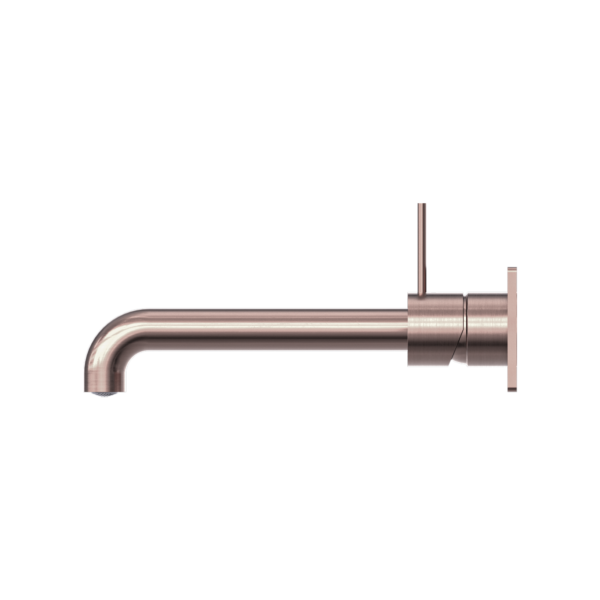 MECCA WALL BASIN/BATH MIXER HANDLE UP 260MM BRUSHED BRONZE