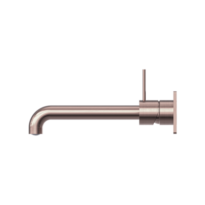 MECCA WALL BASIN/BATH MIXER HANDLE UP 260MM BRUSHED BRONZE