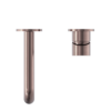 MECCA WALL BASIN/BATH MIXER SEPARETE BACK PLATE 185MM BRUSHED BRONZE