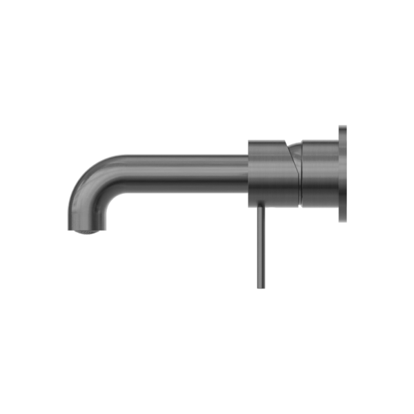 MECCA WALL BASIN/BATH MIXER SEPARATE BACK PLATE 120MM GUN METAL