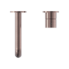 MECCA WALL BASIN/BATH MIXER SEPARETE BACK PLATE HANDLE UP 230MM BRUSHED BRONZE