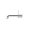 MECCA WALL BASIN/BATH MIXER SEPARETE BACK PLATE HANDLE UP 160MM CHROME