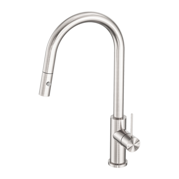 MECCA PULL OUT SINK MIXER WITH VEGIE SPRAY FUNCTION BRUSHED NICKEL
