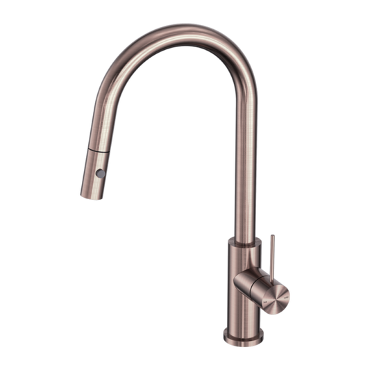 MECCA PULL OUT SINK MIXER WITH VEGIE SPRAY FUNCTION BRUSHED BRONZE