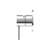 MECCA SHOWER MIXER 80MM PLATE CHROME
