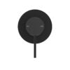 MECCA SHOWER MIXER 80MM PLATE MATTE BLACK