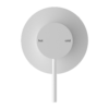 MECCA SHOWER MIXER 80MM PLATE MATTE WHITE