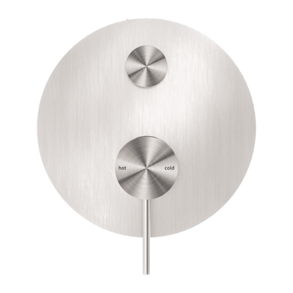 MECCA SHOWER MIXER WITH DIVERTOR BRUSHED NICKEL