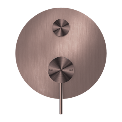 MECCA SHOWER MIXER WITH DIVERTOR BRUSHED BRONZE