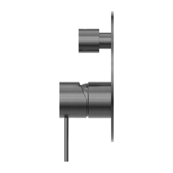 MECCA SHOWER MIXER WITH DIVERTOR GUN METAL