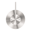 MECCA SHOWER MIXER HANDLE UP 80MM PLATE BRUSHED NICKEL