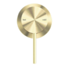 MECCA SHOWER MIXER 60MM PLATE BRUSHED GOLD