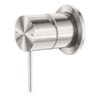 MECCA SHOWER MIXER 60MM PLATE BRUSHED NICKEL