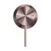 MECCA SHOWER MIXER 60MM PLATE BRUSHED BRONZE