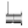 MECCA SHOWER MIXER 60MM HANDLE UP PLATE CHROME