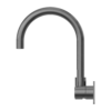 MECCA WALL BASIN/BATH MIXER SWIVEL SPOUT HANDLE UP GUN METAL