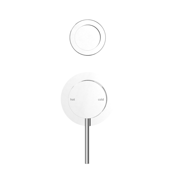 MECCA SHOWER MIXER WITH DIVERTOR SEPARATE BACK PLATE CHROME