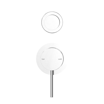 MECCA SHOWER MIXER WITH DIVERTOR SEPARATE BACK PLATE CHROME