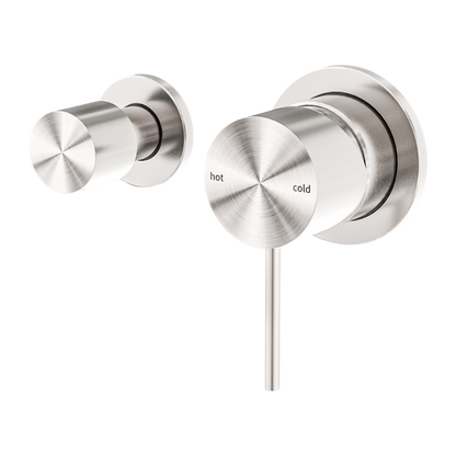 MECCA SHOWER MIXER WITH HORIZONTAL 2 WAY DIVERTOR BRUSHED NICKEL