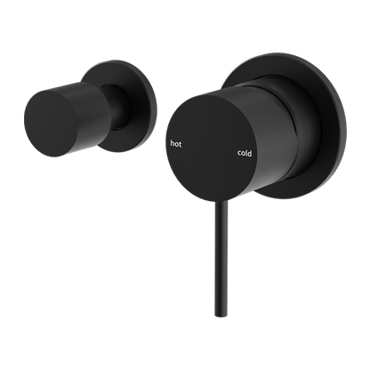 MECCA SHOWER MIXER WITH HORIZONTAL 2 WAY DIVERTOR MATTE BLACK