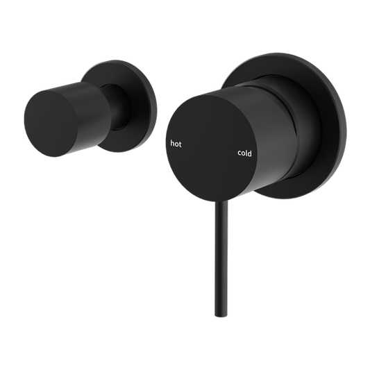 MECCA SHOWER MIXER WITH HORIZONTAL 2 WAY DIVERTOR MATTE BLACK