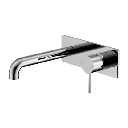 MECCA WALL BASIN/BATH MIXER 120MM CHROME
