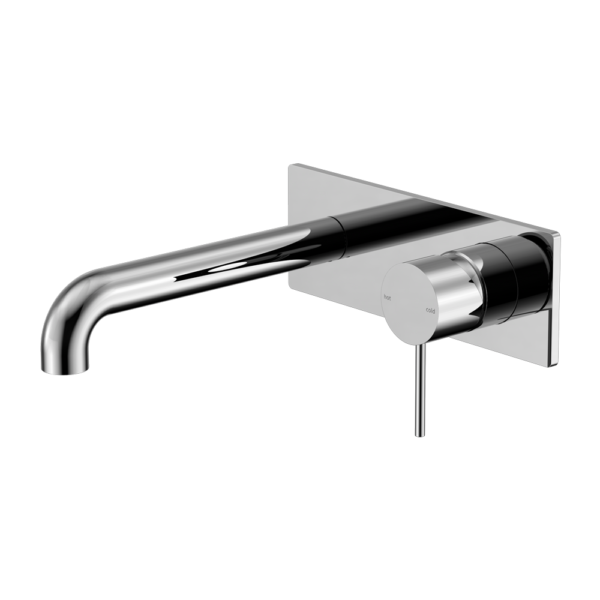 MECCA WALL BASIN/BATH MIXER 185MM CHROME