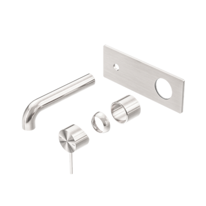 MECCA WALL BASIN/BATH MIXER 160MM TRIM KITS ONLY BRUSHED NICKEL