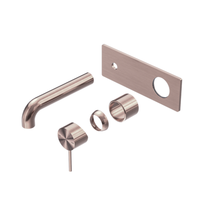 MECCA WALL BASIN/BATH MIXER 160MM TRIM KITS ONLY BRUSHED BRONZE