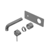 MECCA WALL BASIN/BATH MIXER 260MM TRIM KITS ONLY GUN METAL